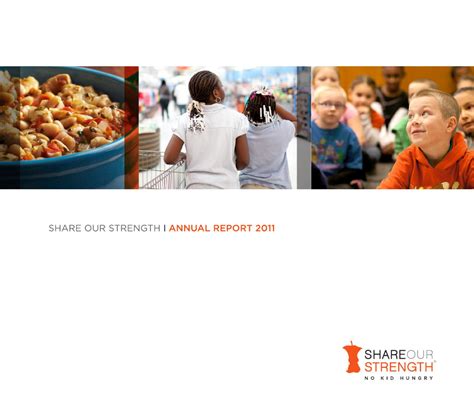 Share Our Strength Annual Report .